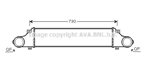 AVA QUALITY COOLING Интеркулер MS4410